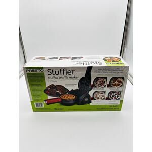 New Presto Stuffler Stuffed Waffle Maker Belgian-style Toppings Baked Inside